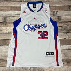 Blake Griffin Jersey Mens Small White Adidas Los Angeles Clippers NBA Basketball